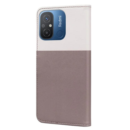 Cartoon Pet Series for Xiaomi Redmi 12C 4G Leather Case Splicing Phone Wallet Cover