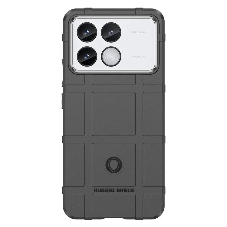 For Xiaomi Redmi K70 Pro 5G / K70 5G Case Square Grid Texture TPU Phone Cover