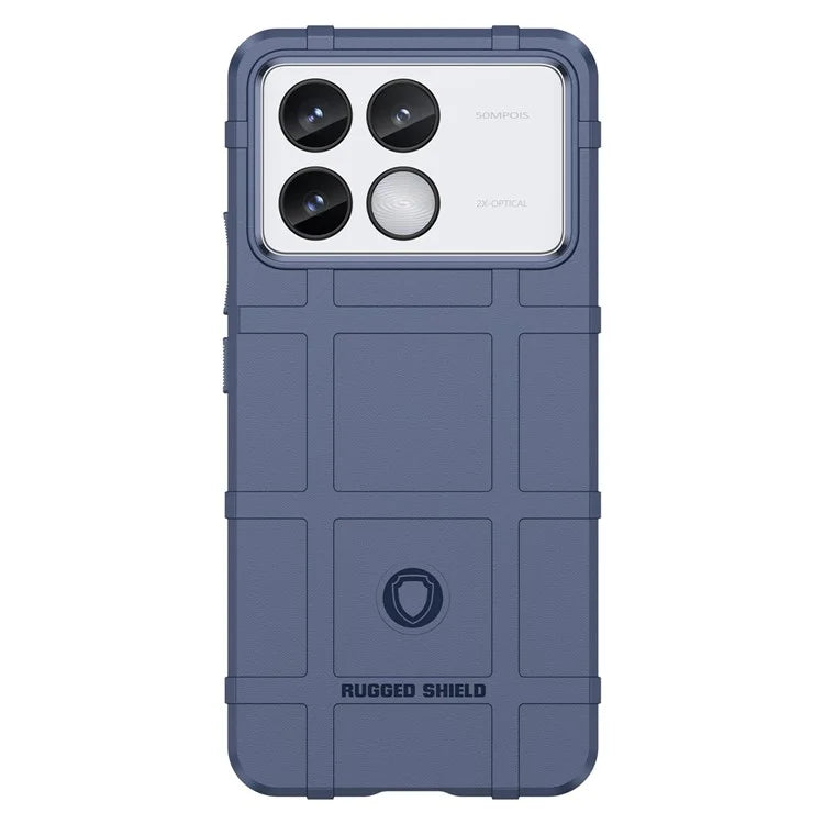 For Xiaomi Redmi K70 Pro 5G / K70 5G Case Square Grid Texture TPU Phone Cover