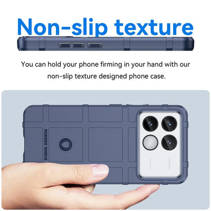 For Xiaomi Redmi K70 Pro 5G / K70 5G Case Square Grid Texture TPU Phone Cover