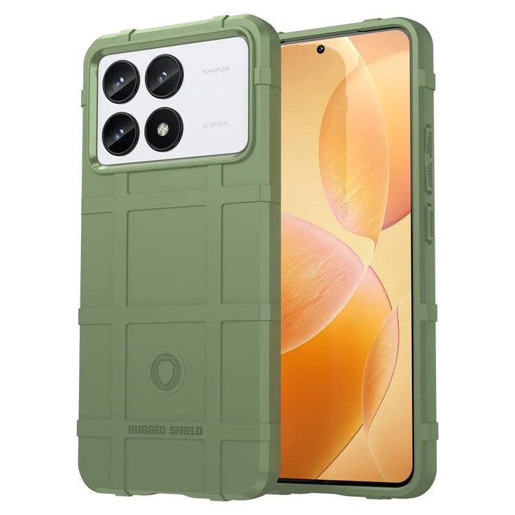 For Xiaomi Redmi K70 Pro 5G / K70 5G Case Square Grid Texture TPU Phone Cover