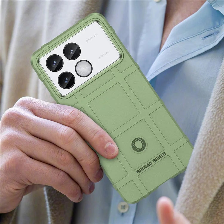 For Xiaomi Redmi K70 Pro 5G / K70 5G Case Square Grid Texture TPU Phone Cover