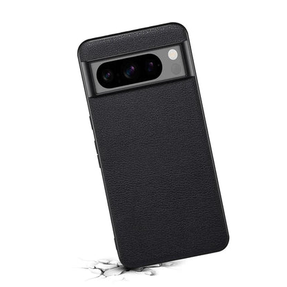 For Google Pixel 8 Pro Case Anti-fall PC+TPU+PU Leather Calf Texture Mobile Phone Protector