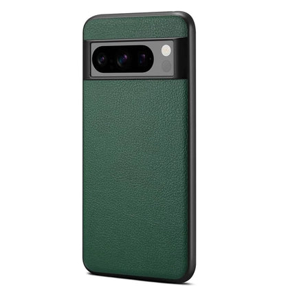 For Google Pixel 8 Pro Case Anti-fall PC+TPU+PU Leather Calf Texture Mobile Phone Protector