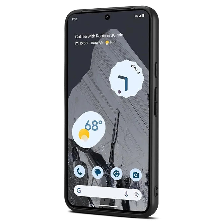 For Google Pixel 8 Pro Case Anti-fall PC+TPU+PU Leather Calf Texture Mobile Phone Protector