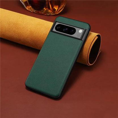 For Google Pixel 8 Pro Case Anti-fall PC+TPU+PU Leather Calf Texture Mobile Phone Protector