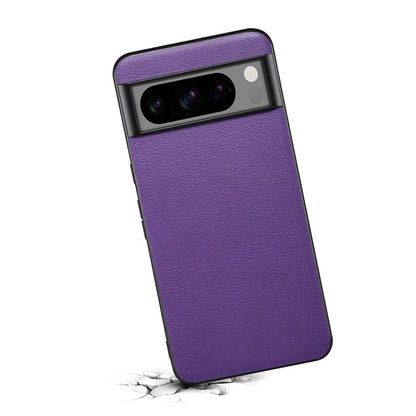 For Google Pixel 8 Pro Case Anti-fall PC+TPU+PU Leather Calf Texture Mobile Phone Protector