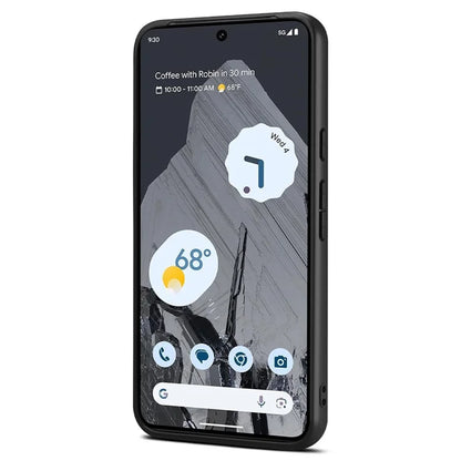 For Google Pixel 8 Pro Case Anti-fall PC+TPU+PU Leather Calf Texture Mobile Phone Protector
