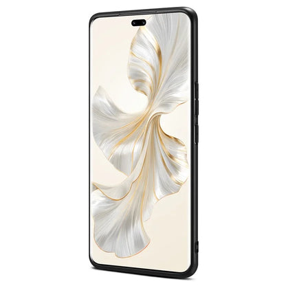 For Honor 100 Pro 5G Case Drop-proof PC+TPU+PU Leather Calf Texture Phone Back Protector