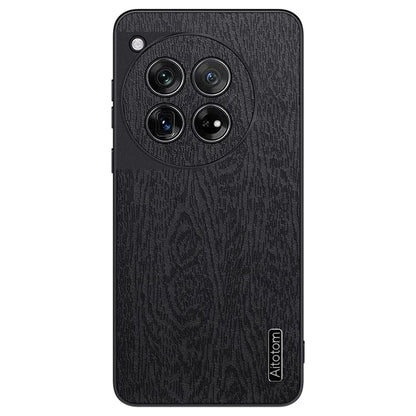 For OnePlus 12 5G Cell Phone Case Bump Proof Wood Grain Back Cover
