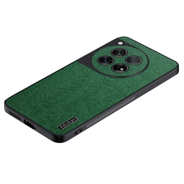For OnePlus 12 5G Cell Phone Case Bump Proof Wood Grain Back Cover