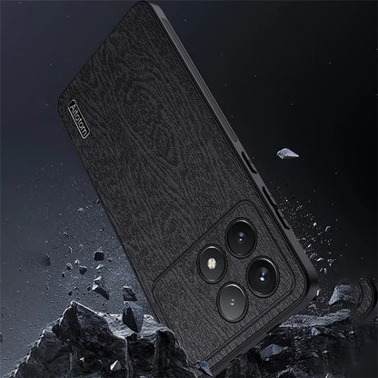 Back Cover for Xiaomi Redmi K70 5G / K70 Pro 5G , Wood Grain Cell Phone Case