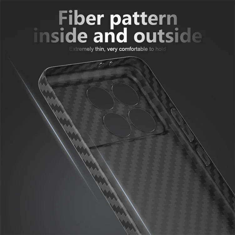 For Xiaomi Redmi K70 5G Cell Phone Case Splicing Color Carbon Fiber Texture Hard PC Cover+Red