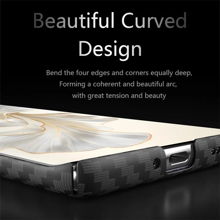 For Honor 100 Pro 5G Cell Phone Case Splicing Color Scratch-resistant Hard PC Back Shell+Green