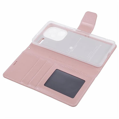 HANMAN Mill Series for Xiaomi Redmi Note 13 Pro+ 5G Case PU Leather Wallet Phone Stand Cover