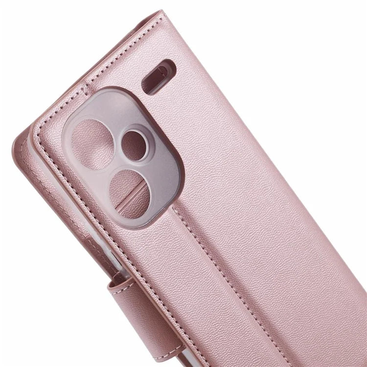 HANMAN Mill Series for Xiaomi Redmi Note 13 Pro+ 5G Case PU Leather Wallet Phone Stand Cover