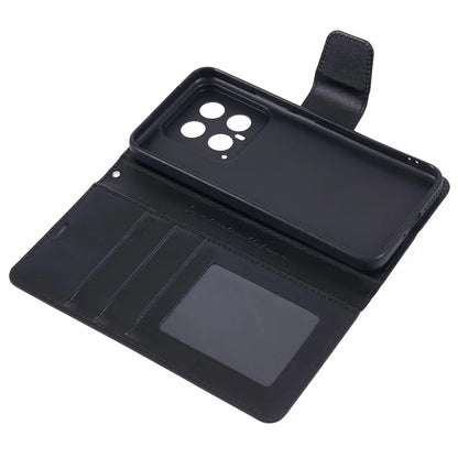 HANMAN Mill Series Phone Shell for Xiaomi 14 Case Wallet PU Leather Stand Cover
