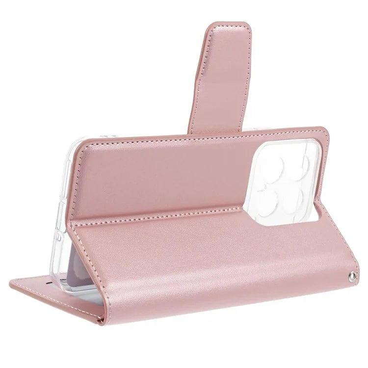 HANMAN Mill Series Phone Shell for Xiaomi 14 Case Wallet PU Leather Stand Cover