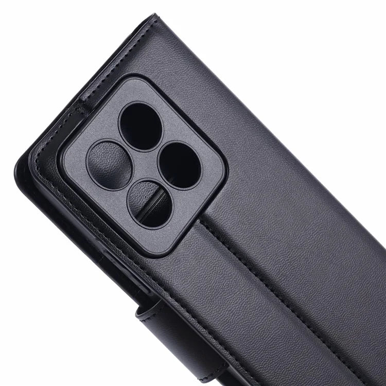 HANMAN Mill Series Cell Phone Cover for Xiaomi 14 Pro Case Phone Shell PU Leather Wallet