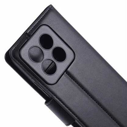 HANMAN Mill Series Cell Phone Cover for Xiaomi 14 Pro Case Phone Shell PU Leather Wallet