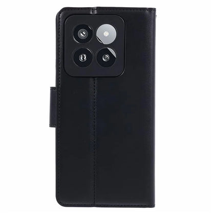 HANMAN Mill Series Cell Phone Cover for Xiaomi 14 Pro Case Phone Shell PU Leather Wallet