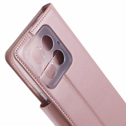 HANMAN Mill Series Cell Phone Cover for Xiaomi 14 Pro Case Phone Shell PU Leather Wallet