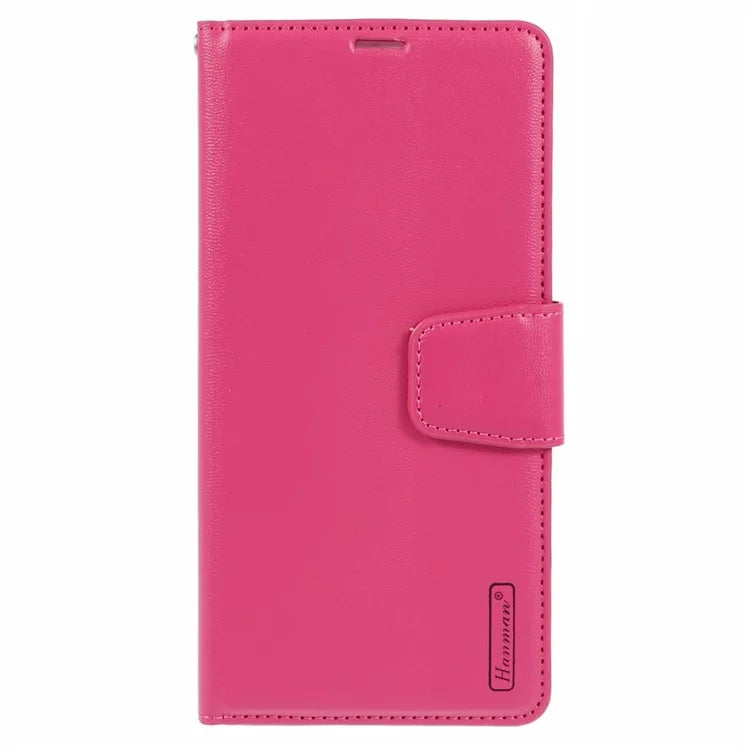 HANMAN Mill Series for Xiaomi Redmi Note 13 Pro 5G  /  Poco X6 5G Case PU Leather Phone Cover Wallet