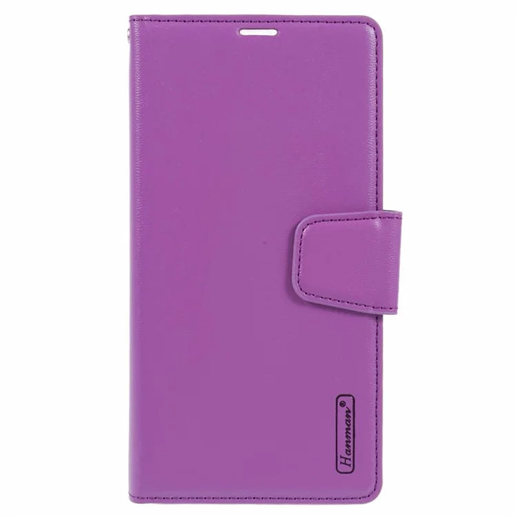 HANMAN Mill Series for Xiaomi Redmi Note 13 Pro 5G  /  Poco X6 5G Case PU Leather Phone Cover Wallet