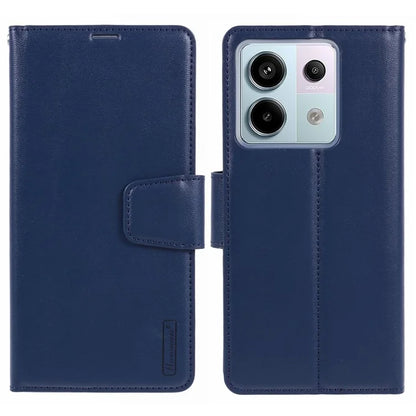 HANMAN Mill Series for Xiaomi Redmi Note 13 Pro 5G  /  Poco X6 5G Case PU Leather Phone Cover Wallet