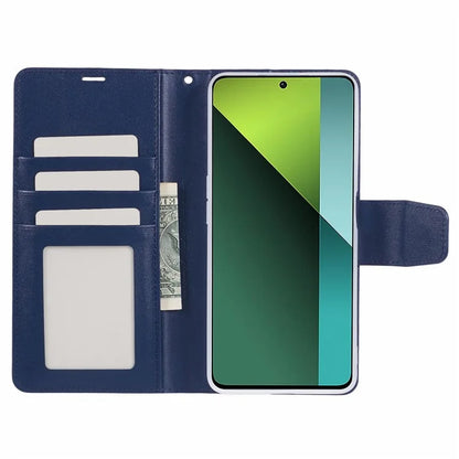 HANMAN Mill Series for Xiaomi Redmi Note 13 Pro 5G  /  Poco X6 5G Case PU Leather Phone Cover Wallet