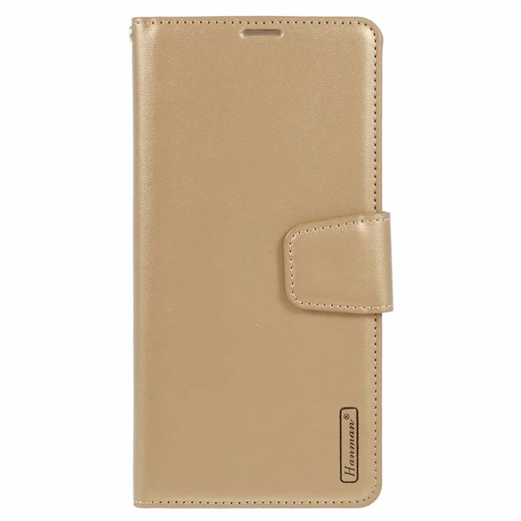 HANMAN Mill Series for Xiaomi Redmi Note 13 Pro 5G  /  Poco X6 5G Case PU Leather Phone Cover Wallet