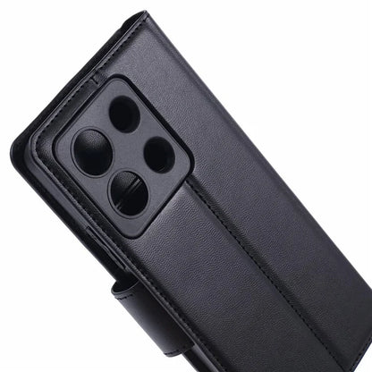 HANMAN Mill Series Phone Cover for Xiaomi Redmi Note 13 5G Case PU Leather Phone Shell Wallet