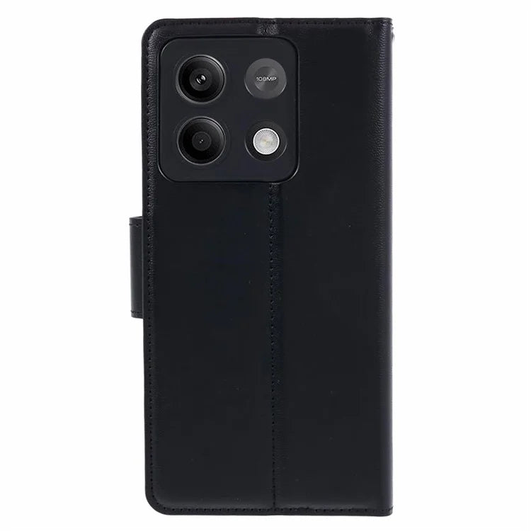 HANMAN Mill Series Phone Cover for Xiaomi Redmi Note 13 5G Case PU Leather Phone Shell Wallet