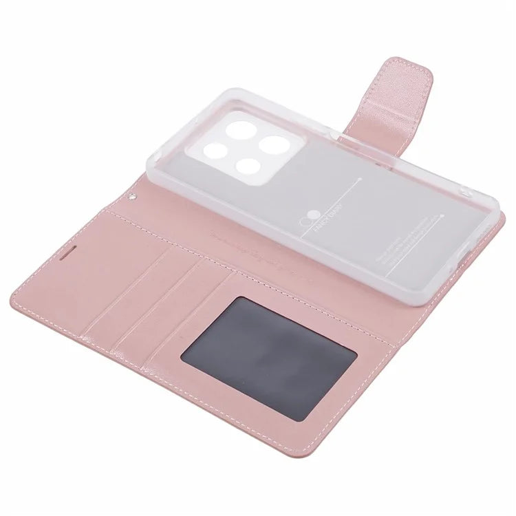 HANMAN Mill Series Phone Cover for Xiaomi Redmi Note 13 5G Case PU Leather Phone Shell Wallet
