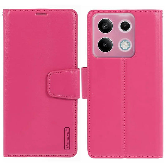 HANMAN Mill Series Phone Cover for Xiaomi Redmi Note 13 5G Case PU Leather Wallet Phone Shell