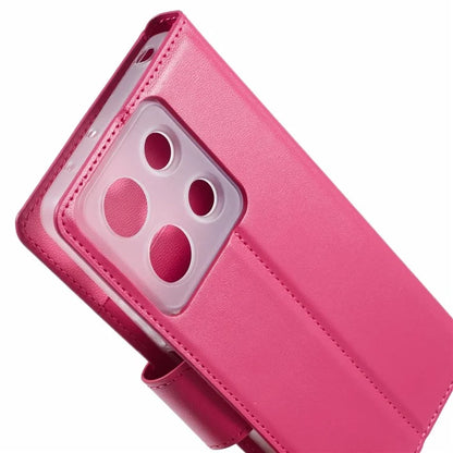 HANMAN Mill Series Phone Cover for Xiaomi Redmi Note 13 5G Case PU Leather Wallet Phone Shell