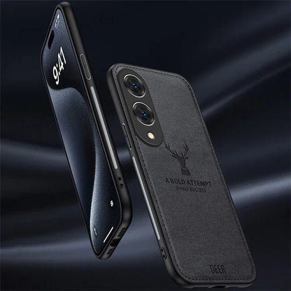 For vivo Y17s 4G Phone Case Soft Texture Deer Pattern Cover