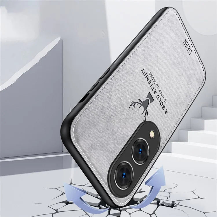 For vivo Y17s 4G Phone Case Soft Texture Deer Pattern Cover