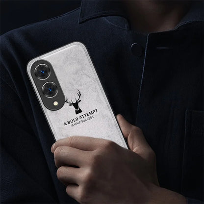 For vivo Y17s 4G Phone Case Soft Texture Deer Pattern Cover