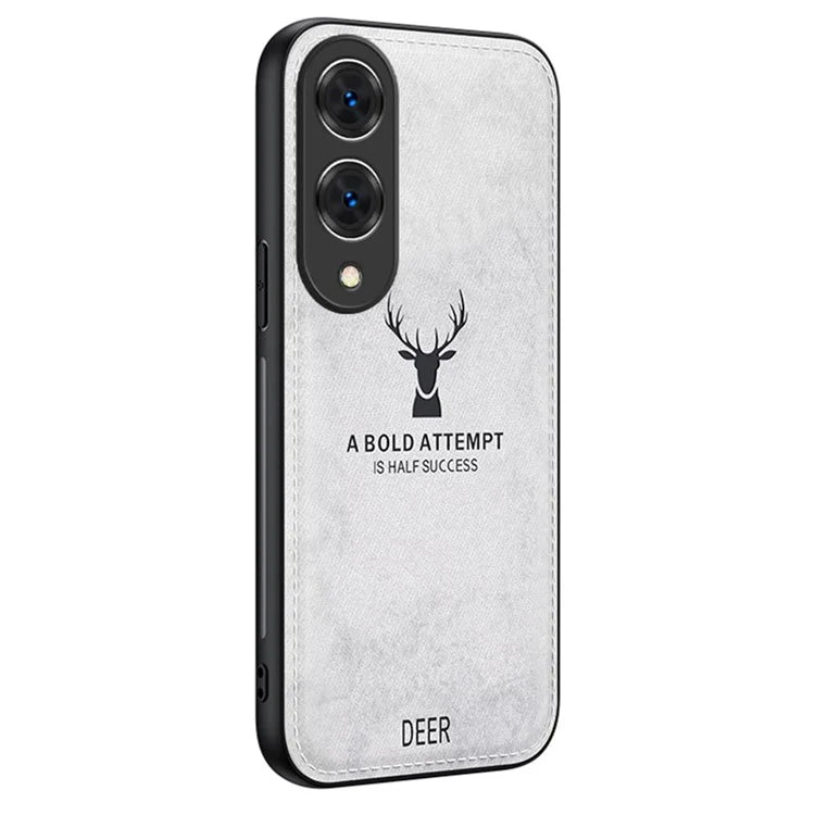 For vivo Y17s 4G Phone Case Soft Texture Deer Pattern Cover