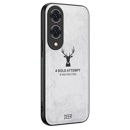 For vivo Y17s 4G Phone Case Soft Texture Deer Pattern Cover