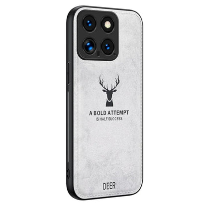 For Xiaomi 14 Pro Phone Case Cloth Texture Anti-Fingerprint Cover Sophisticated Deer