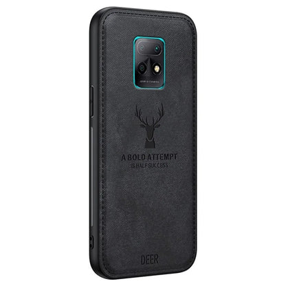 For Xiaomi Redmi 10X 5G Deer Pattern Case Cloth Texture Soft Touch Phone Cover