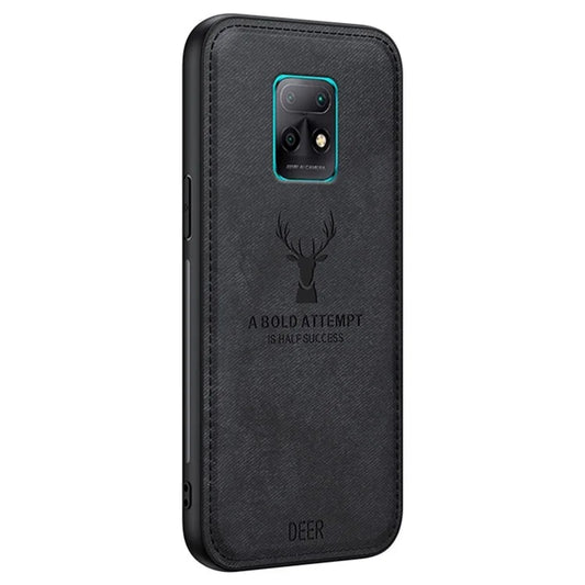 For Xiaomi Redmi 10X 5G Deer Pattern Case Cloth Texture Soft Touch Phone Cover