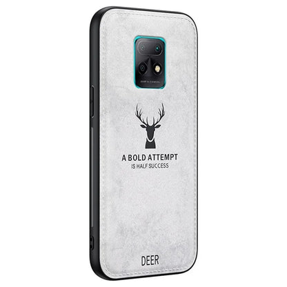 For Xiaomi Redmi 10X 5G Deer Pattern Case Cloth Texture Soft Touch Phone Cover