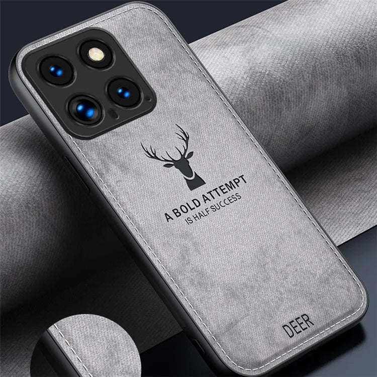 For Xiaomi 14 Phone Case Deer Pattern Back Cover Enhanced Camera Lens Protection