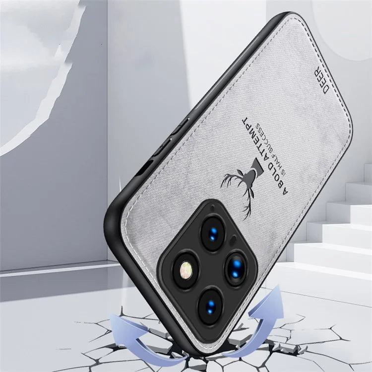 For Xiaomi 14 Phone Case Deer Pattern Back Cover Enhanced Camera Lens Protection