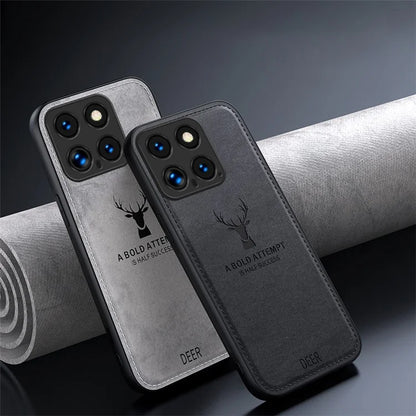 For Xiaomi 14 Phone Case Deer Pattern Back Cover Enhanced Camera Lens Protection