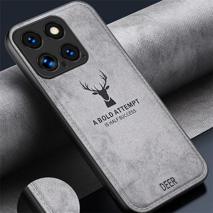For Xiaomi 14 Phone Case Deer Pattern Back Cover Enhanced Camera Lens Protection