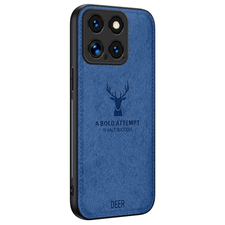 For Xiaomi 14 Phone Case Deer Pattern Back Cover Enhanced Camera Lens Protection